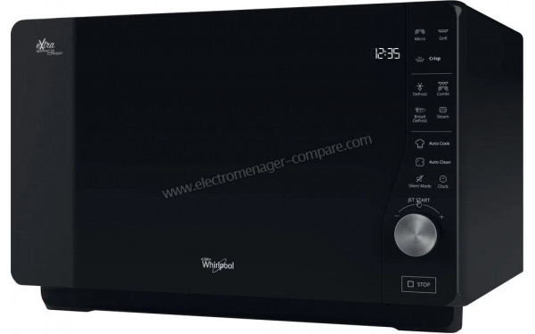 WHIRLPOOL MWF 427/NB - Vue 3/4 droite