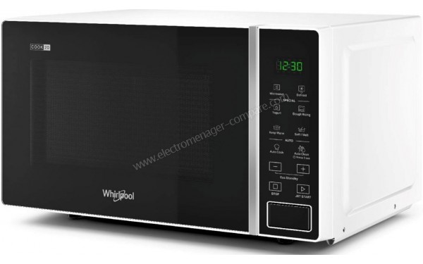 WHIRLPOOL MWP 201/W - Vue 3/4 droite (cr&eacute;dit : Boulanger)