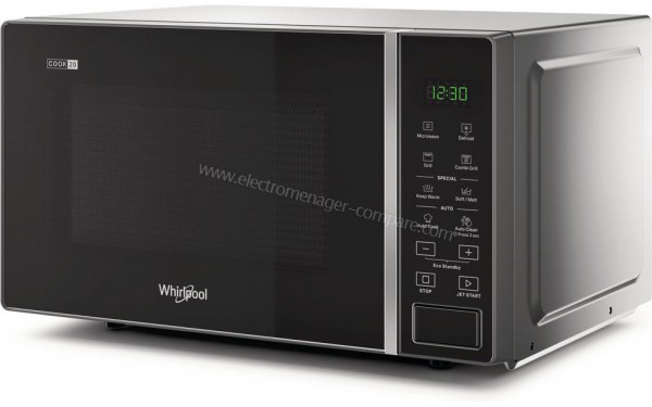WHIRLPOOL MWP 203/SB - Vue 3/4 droite