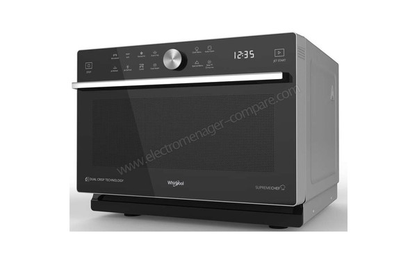 WHIRLPOOL MWP 339/SB - Vue 3/4 droite