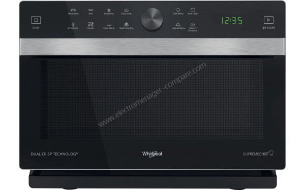 WHIRLPOOL MWSC833B - Vue de face