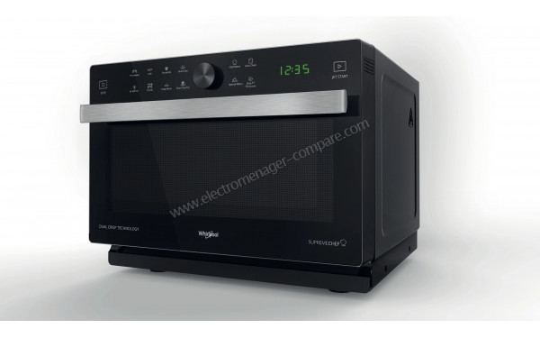 WHIRLPOOL MWSC833B - Vue 3/4 droite