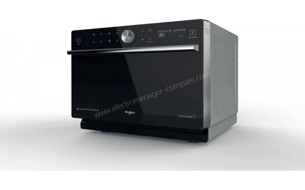 WHIRLPOOL MWSC9133SB - Vue 3/4 droite