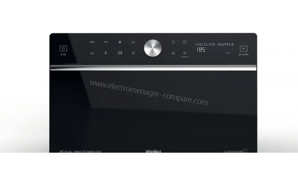 WHIRLPOOL MWSC9133SB - Panneau de commandes