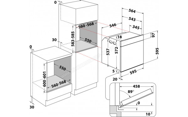 WHIRLPOOL OAKZ9 6180 HM IX - Sch&eacute;ma technique