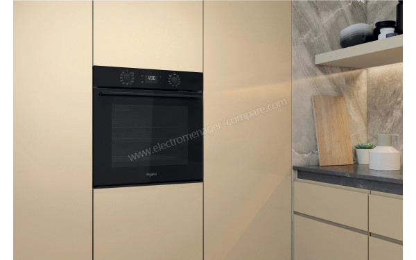 WHIRLPOOL OMK58RU0B - Appareil encastr&eacute; vue 3/4 gauche