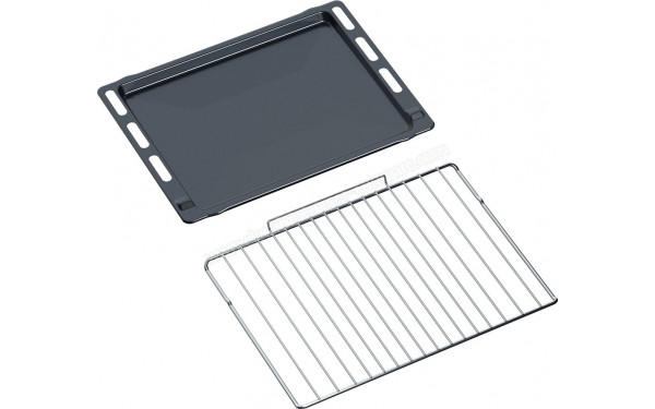 WHIRLPOOL OMR551CR0X - Vue de la grille et du l&egrave;chefrite