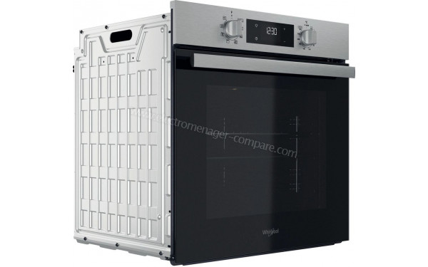 WHIRLPOOL OMR553RR0X - Vue 3/4 gauche (cr&eacute;dit : Boulanger)