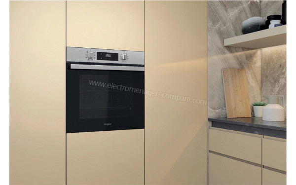 WHIRLPOOL OMR55CR1X - Appareil encastr&eacute; vue 3/4 gauche