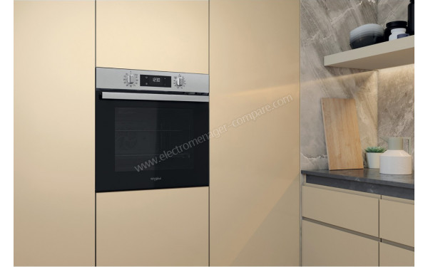 WHIRLPOOL OMR581RR1X - Appareil encastr&eacute; vue 3/4 gauche