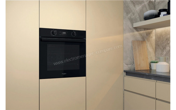 WHIRLPOOL OMR58CR1B - Appareil encastr&eacute; vue 3/4 gauche