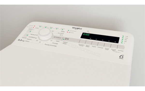 WHIRLPOOL TDLR55140SFR - Panneau de commandes