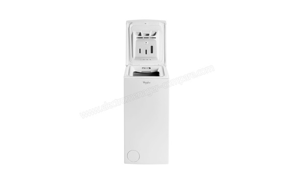 WHIRLPOOL TDLR60220 - Vue de face avec porte ouverte