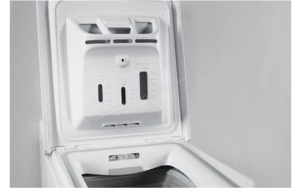 WHIRLPOOL TDLR6030LFR/N - Zoom sur le tiroir lessiviel
