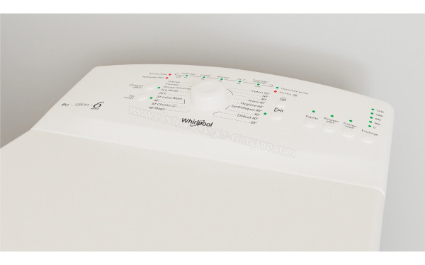 WHIRLPOOL TDLR62422LFR/N - Panneau de commandes