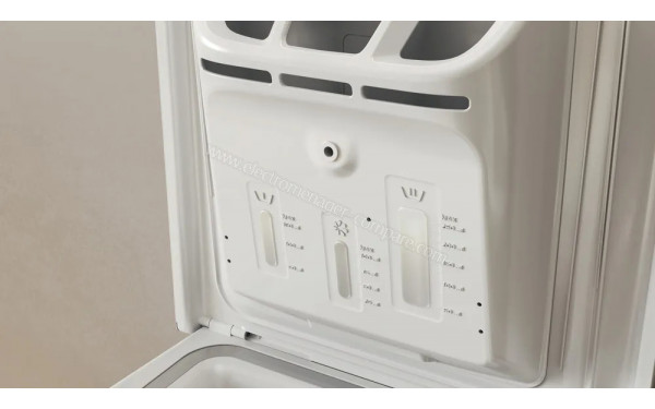 WHIRLPOOL TDLR6261BFR - Zoom sur le tiroir lessiviel