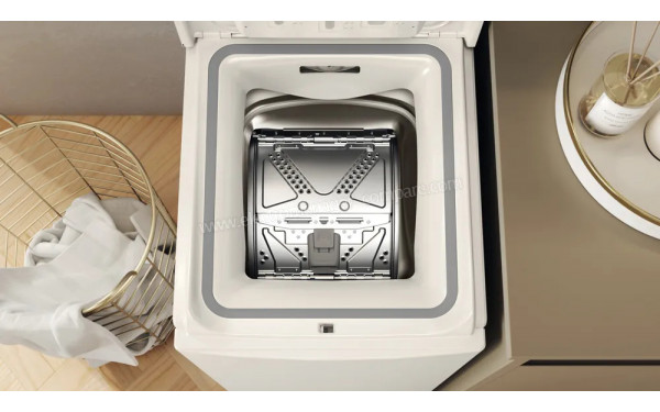 WHIRLPOOL TDLR6261BFR - Zoom sur le tambour