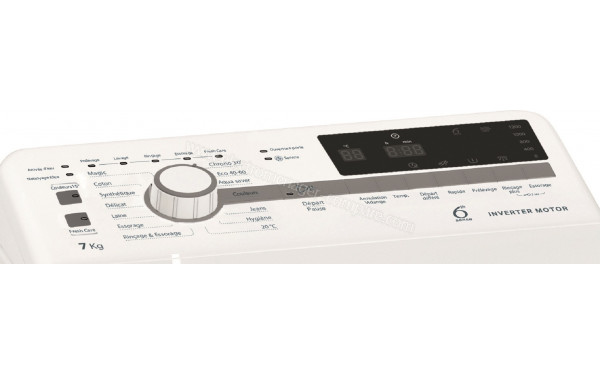 WHIRLPOOL TDLR7221BSFRN - Vue des programmes