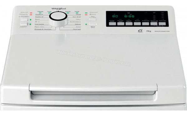 WHIRLPOOL TDLR7251BFR - Panneau de commandes