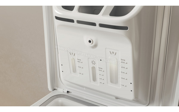 WHIRLPOOL TDLR7251FR - Zoom sur le tiroir lessiviel