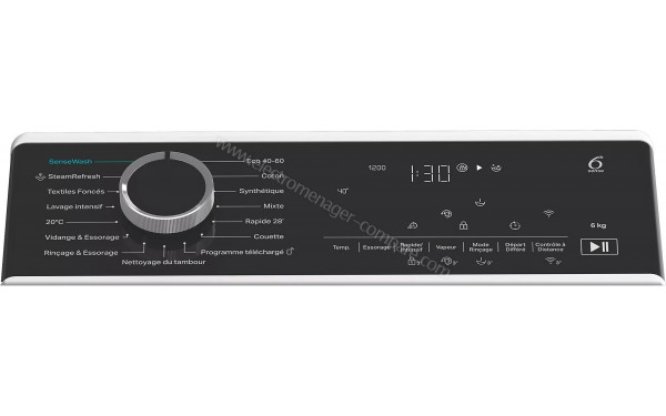 WHIRLPOOL TW621CSILENCEFR - Panneau de commandes