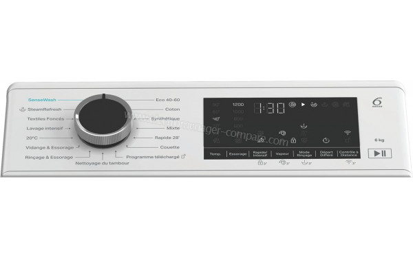 WHIRLPOOL TWB621SENSEWASHFR - Panneau de commandes