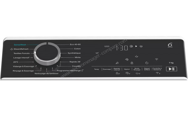 WHIRLPOOL TWB721BCSENSEWASHFR - Panneau de commandes