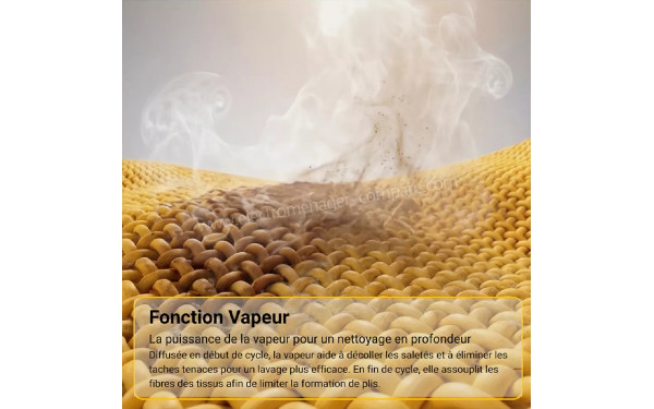 WHIRLPOOL TWB721BCSENSEWASHFR - Fonction vapeur