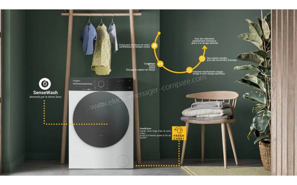 WHIRLPOOL W0M011WADSFR - Mise en situation