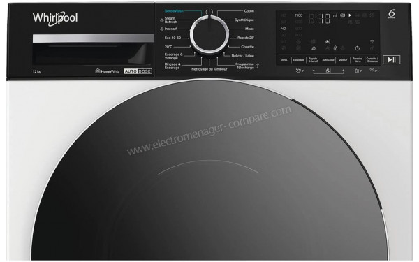 WHIRLPOOL W0M210WADSFR - Panneau de commandes