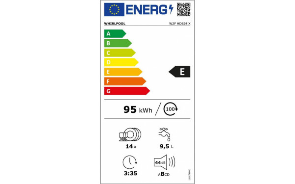 WHIRLPOOL W2FHD624X - &Eacute;tiquette &eacute;nergie v2