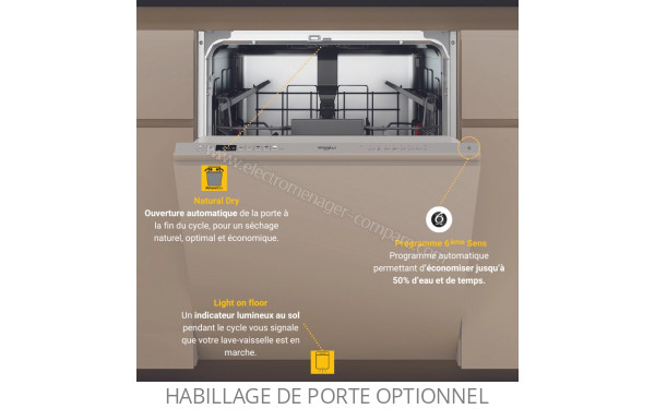 WHIRLPOOL W3ID734OS - Mise en situation
