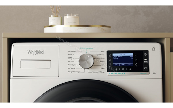 WHIRLPOOL W6 98 SILENCE FR - Panneau de commandes