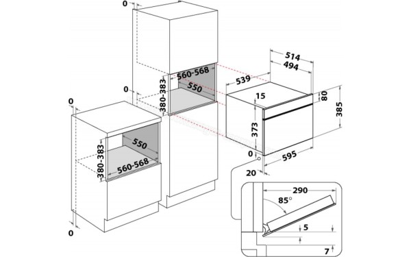WHIRLPOOL W6 MD440 BSS - Sch&eacute;ma technique