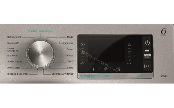 WHIRLPOOL W6W045SRFR - Vue des programmes