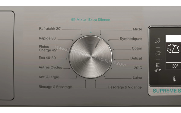 WHIRLPOOL W6W045SRFR - Vue des programmes