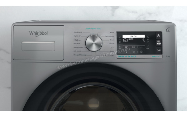 WHIRLPOOL W6W845SBFR - Panneau de commandes