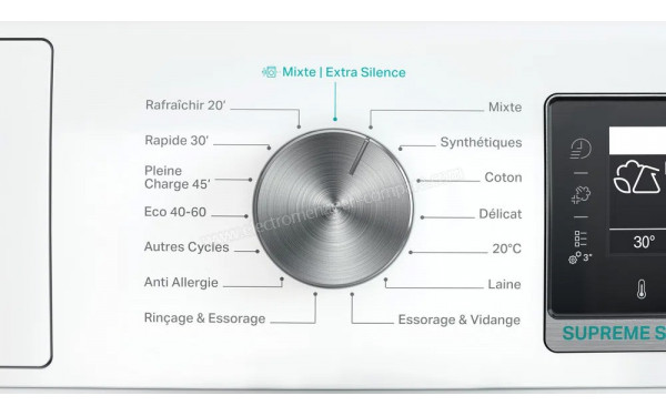 WHIRLPOOL W6W845WBFR - Vue des programmes