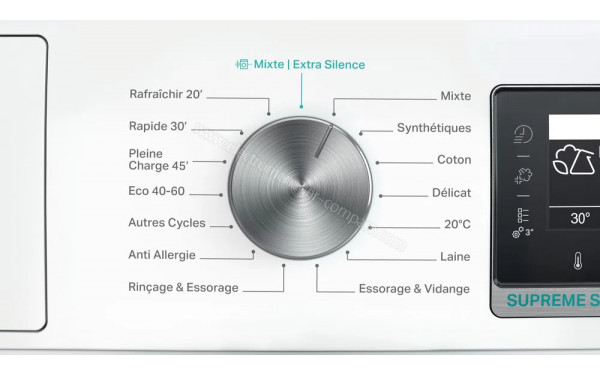 WHIRLPOOL W6W945WBFR - Vue des programmes