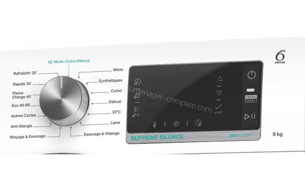 WHIRLPOOL W6W945WBFR - Vue des programmes