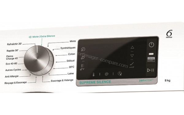 WHIRLPOOL W6XW845WBFR - Vue des programmes