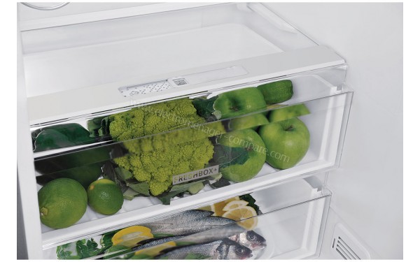 WHIRLPOOL W7821OOX - Vue des bacs de zone fra&icirc;cheur