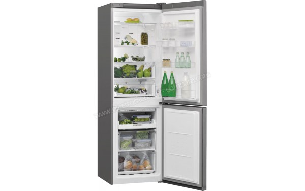 WHIRLPOOL W7821OOX - Vue 3/4 gauche avec porte ouverte