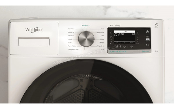 WHIRLPOOL W7D93WBFR - Panneau de commandes