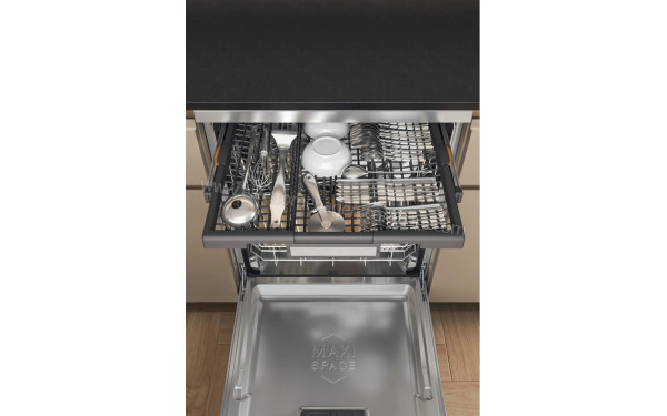 WHIRLPOOL W7FHS51X - Vue du tiroir sup&eacute;rieur