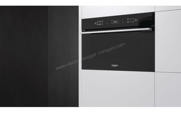 WHIRLPOOL W7 MD440 NB - Appareil encastr&eacute; vue 3/4 droite