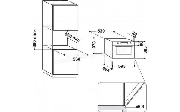 WHIRLPOOL W7 MD440 - Sch&eacute;ma technique