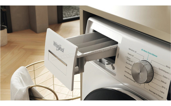 WHIRLPOOL W7X89R SILENCE FR - Zoom sur le tiroir lessiviel