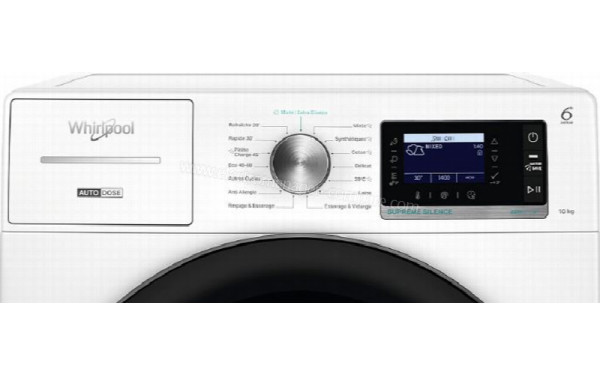 WHIRLPOOL W809ADBFR - Panneau de commandes