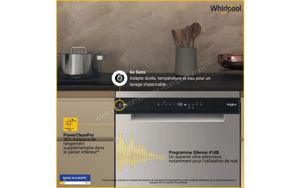 WHIRLPOOL W8FHP51S - Mise en situation